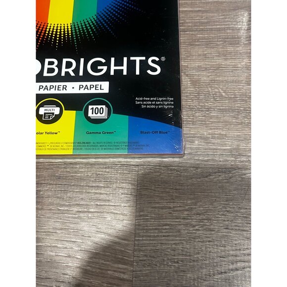 Astrobrights Bright Color Cover Paper 8.5"x11" Primary 120 Pages - Picture 2 of 6